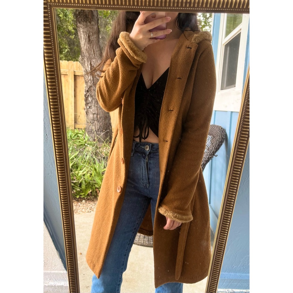 Napoli fur trimmed coat